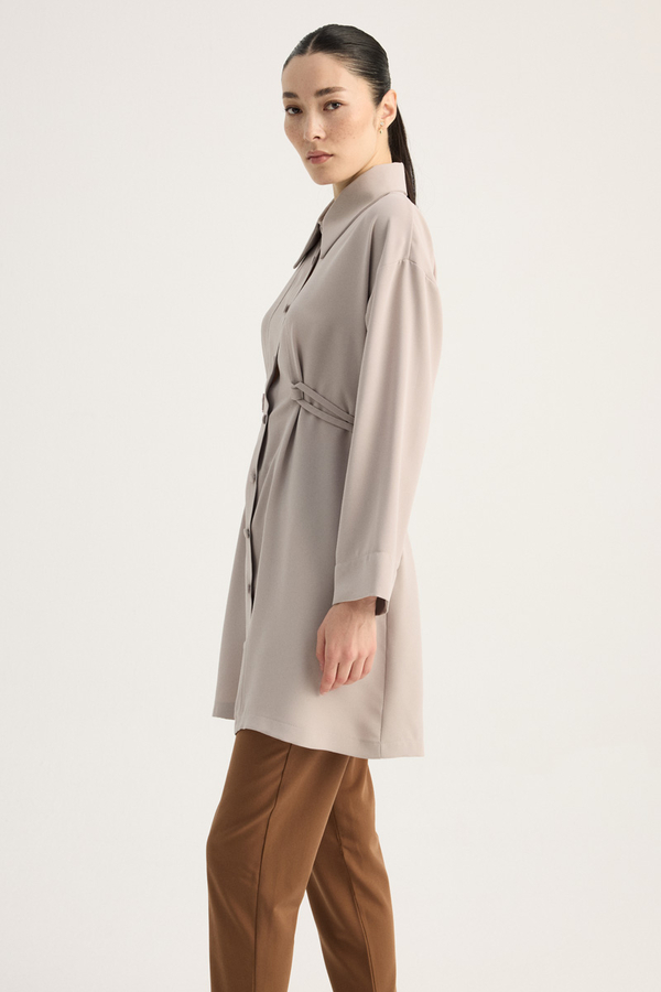 Gömlek Yaka Tunik Taş - 11