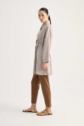 Gömlek Yaka Tunik Taş - 12