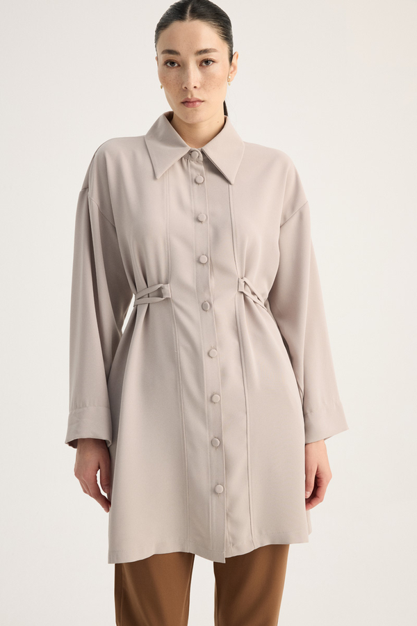 Gömlek Yaka Tunik Taş - 13