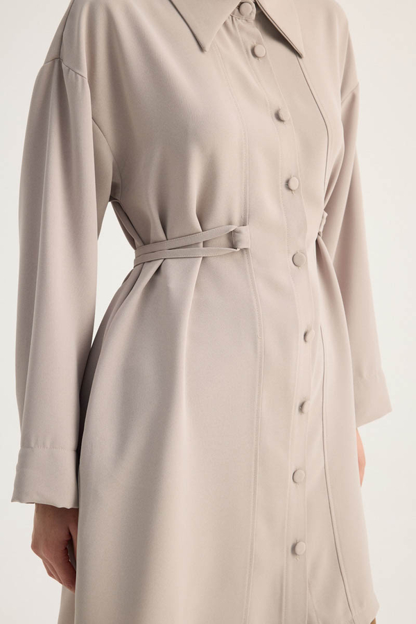 Gömlek Yaka Tunik Taş - 18