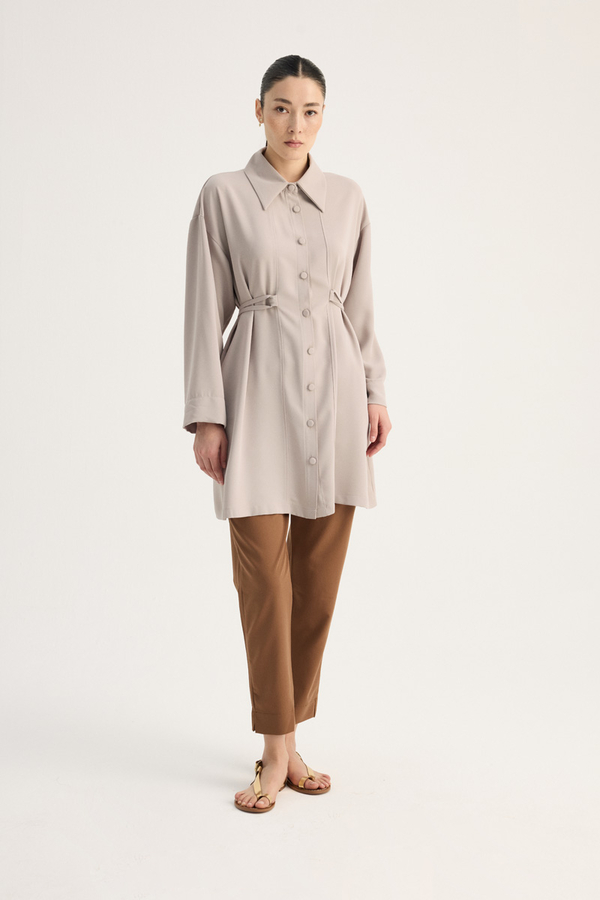 Gömlek Yaka Tunik Taş - 9