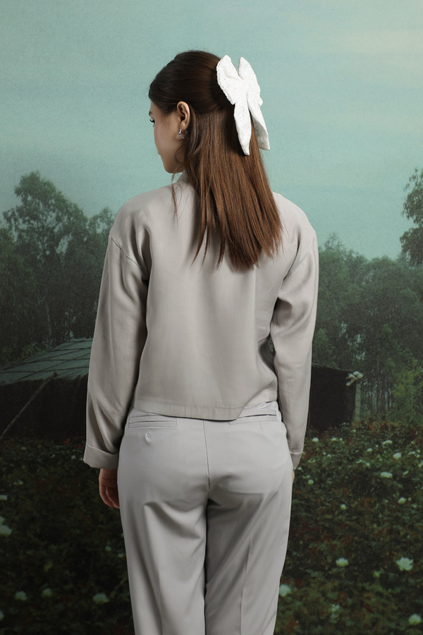 Gül Gömlek Açık Gri - 10