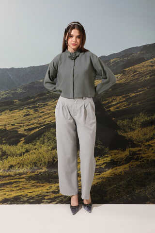 Gül Gömlek Antrasit - 1