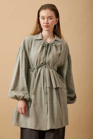 Günce Modal Gömlek Açık Yeşil - 7