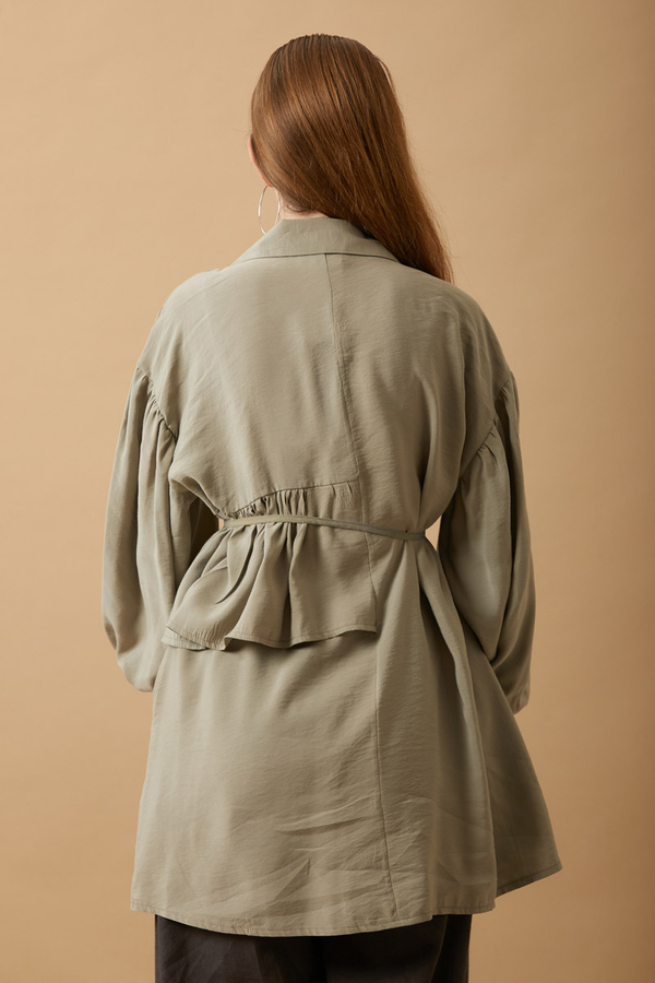 Günce Modal Shirt Light Green - 9