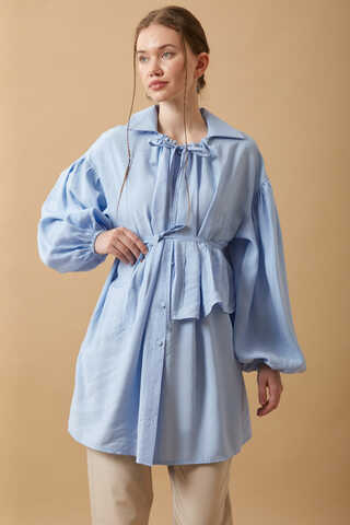Günce Modal Shirt Baby Blue - 6