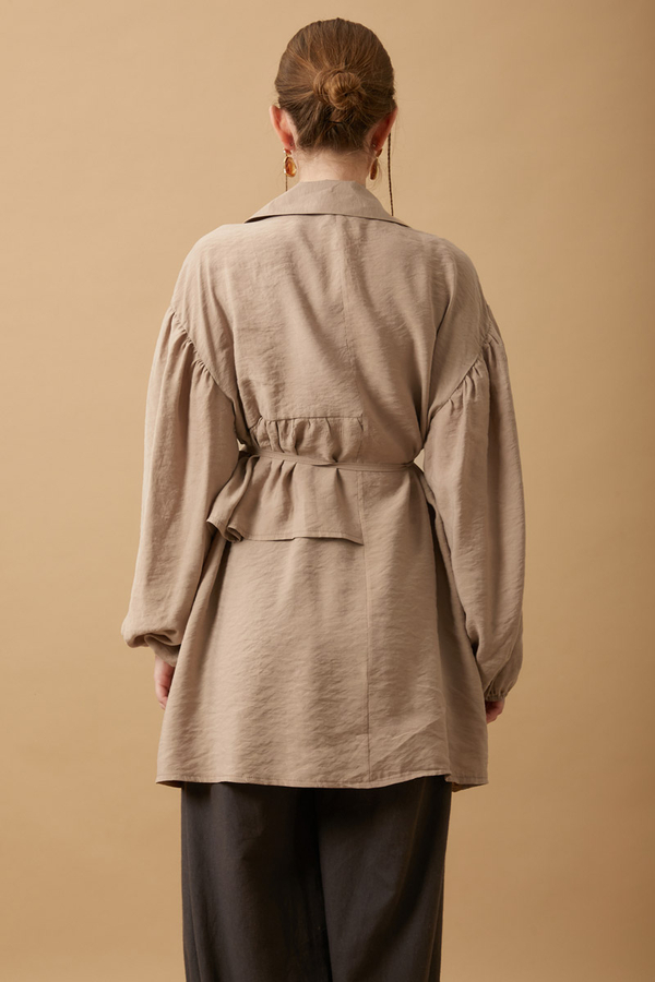 Günce Modal Shirt Beige - 6