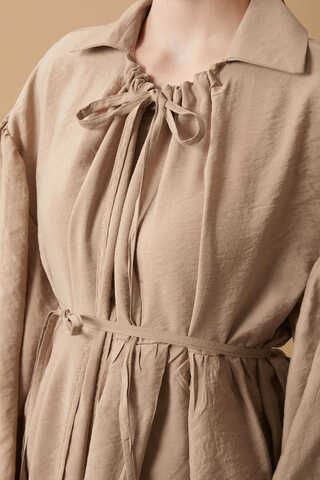 Günce Modal Shirt Beige - 7