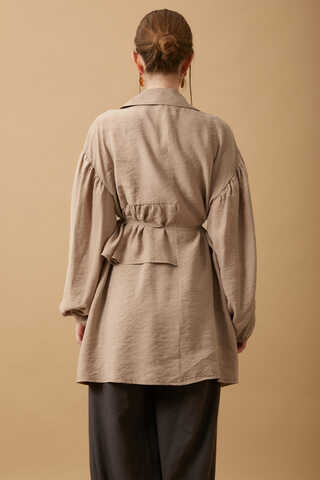 Günce Modal Shirt Beige - 6