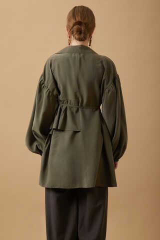 Günce Modal Shirt Khaki - 8