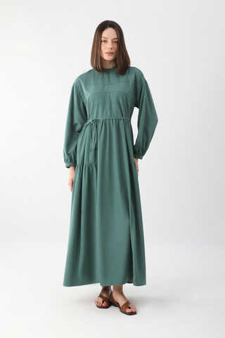 Günsu Elbise Koyu Mint - 4
