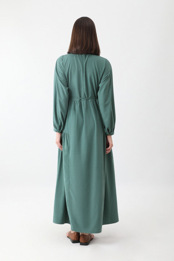 Günsu Elbise Koyu Mint - 7