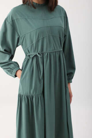 Günsu Elbise Koyu Mint - 6