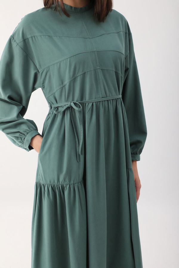 Günsu Elbise Koyu Mint - 6