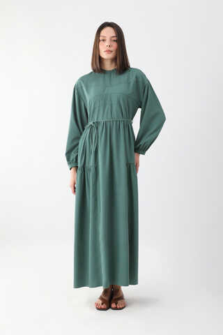 Günsu Elbise Koyu Mint - 2