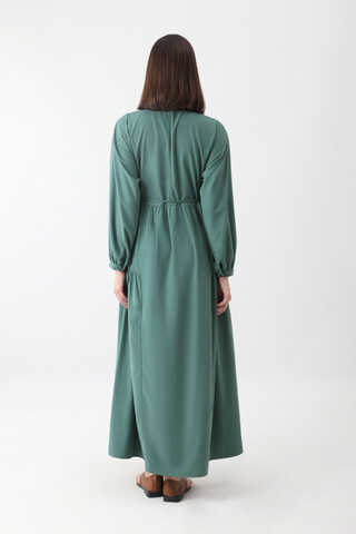Günsu Elbise Koyu Mint - 7