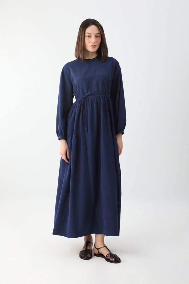 Günsu Elbise Lacivert