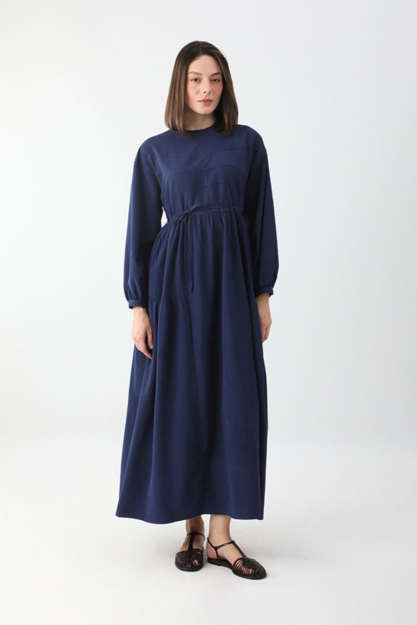 Günsu Elbise Lacivert