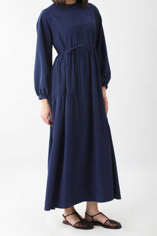 Günsu Elbise Lacivert - 4