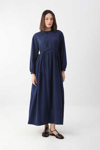 Günsu Elbise Lacivert - 1