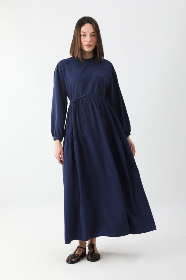 Günsu Elbise Lacivert - 2