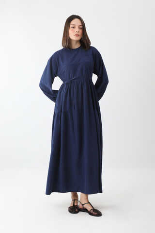 Günsu Elbise Lacivert - 3
