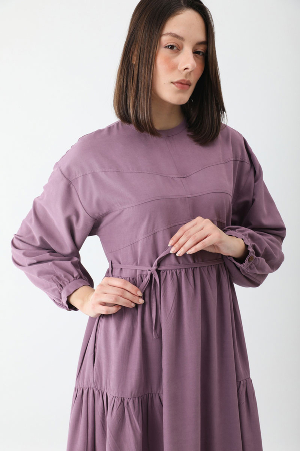 Günsu Elbise Lila - 4