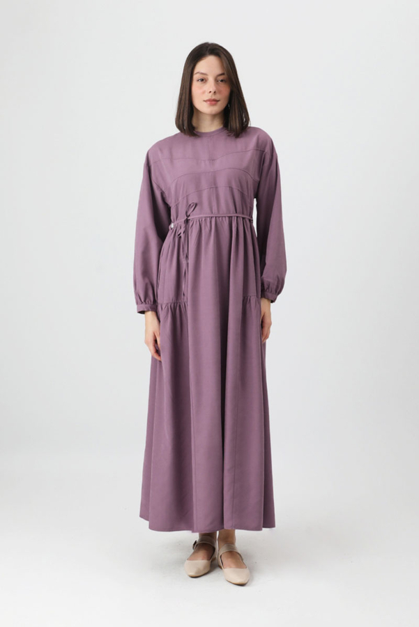 Günsu Elbise Lila