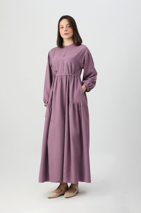 Günsu Elbise Lila - 3