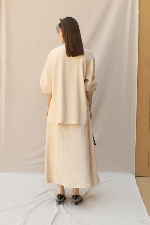 Hakim Yaka Etek Takım Krem - 6