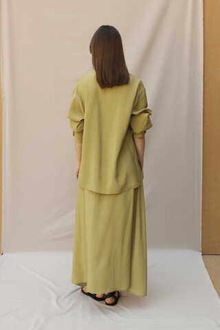 Hakim Yaka Etek Takım Yağ Yeşili - 5