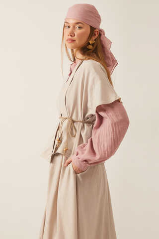 Hasır Biyeli Etek Takım Taş - 8