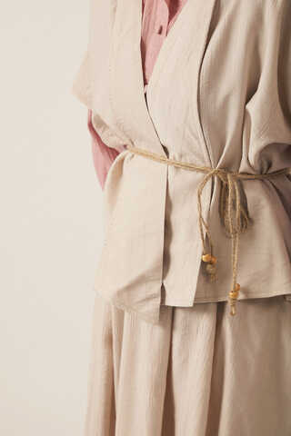 Hasır Biyeli Etek Takım Taş - 9