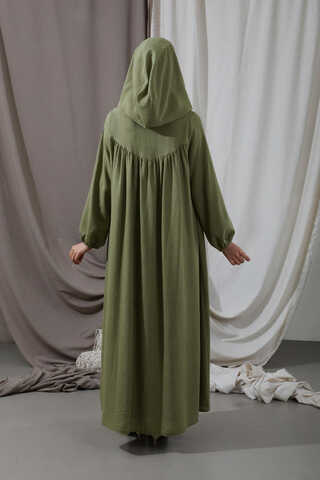 Hat Dress Abaya Khaki - 6