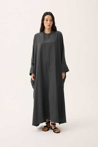 Hayal Abaya Takım Füme - 6