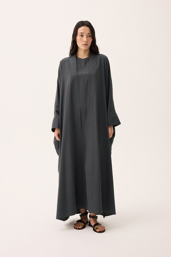 Hayal Abaya Takım Füme - 6