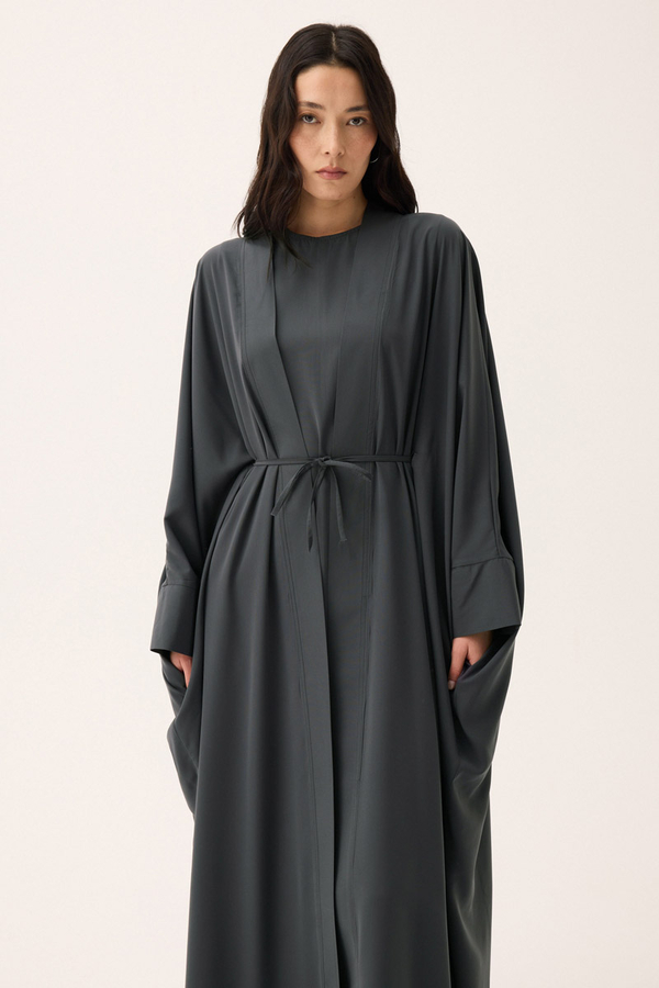 Hayal Abaya Takım Füme - 1