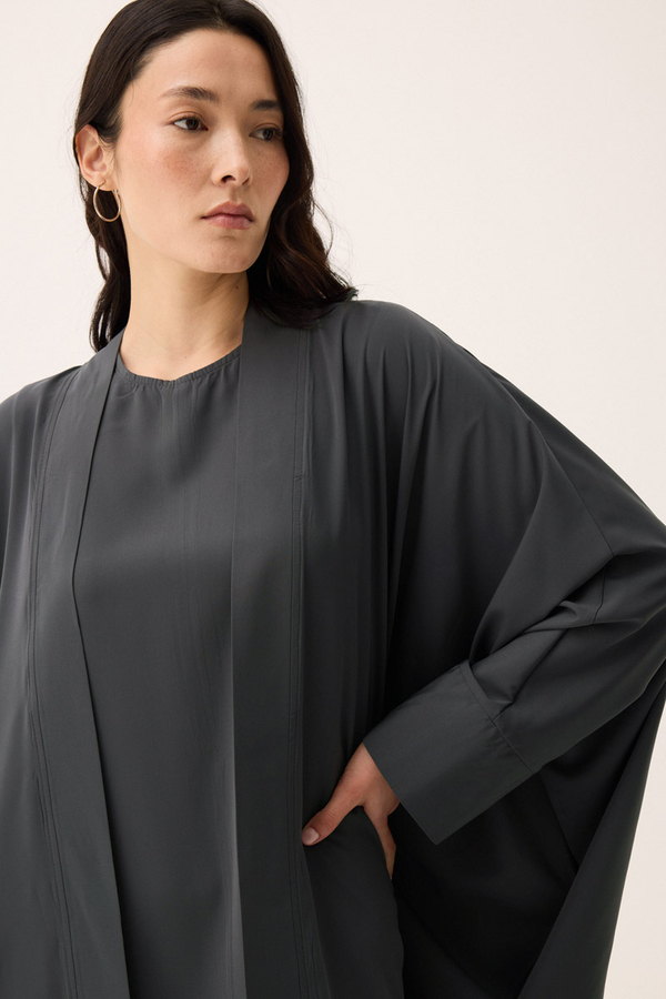 Hayal Abaya Takım Füme - 3