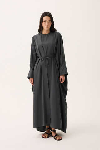 Hayal Abaya Takım Füme - 2