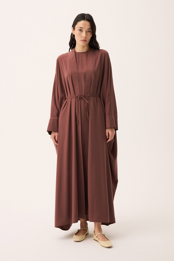 Hayal Abaya Takım Kiremit - 4