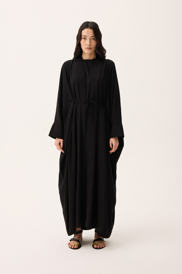 Hayal Abaya Takım Siyah - 1