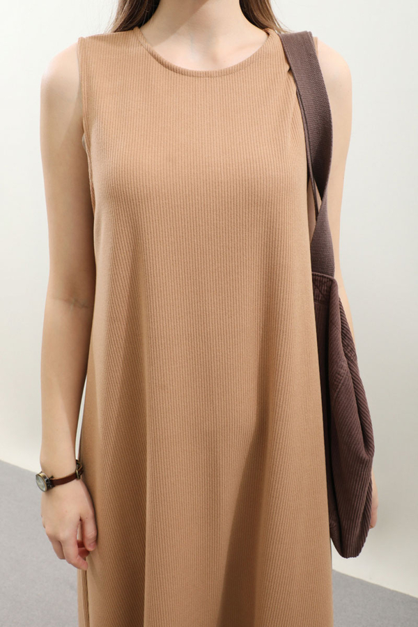 Hırkalı Triko Elbise Takım Açık Taba - 7