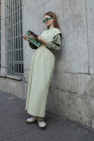 İkili Trençkot Avokado - 6