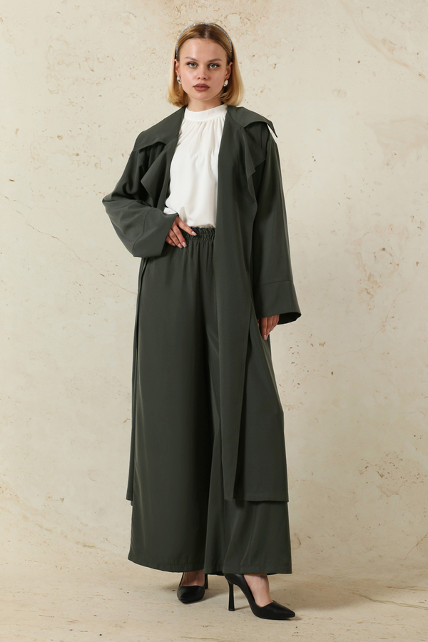 Medine İpeği  Ceket Takım Antrasit - 1