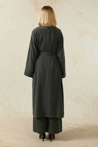 Medine İpeği  Ceket Takım Antrasit - 6