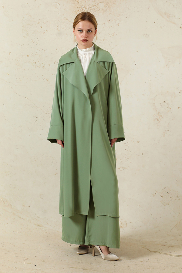 Medine İpeği Ceket Takım Haki - 3