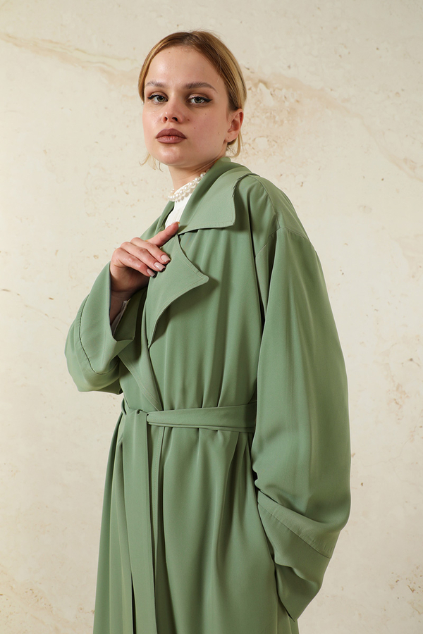 Medine İpeği Ceket Takım Haki - 4