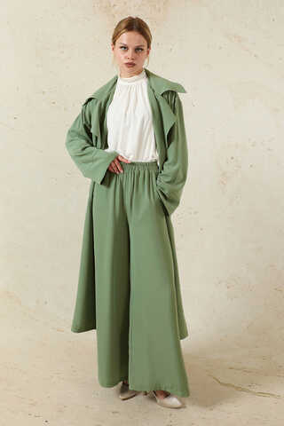 Medine İpeği Ceket Takım Haki - 5