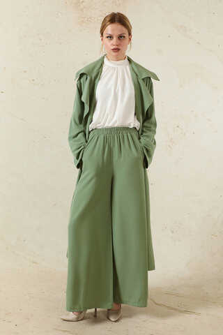 Medine İpeği Ceket Takım Haki - 1