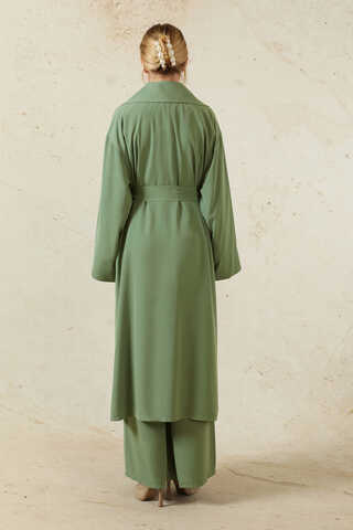 Medine İpeği Ceket Takım Haki - 6